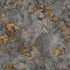 Charcoal Gray and Bronze Stone Effect Wallpaper, Natural Wallpaper, Modern & Minimalist Wall Covering,Modern Look Neutral Colors Glittering Wallcovering