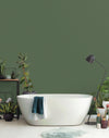 Dark Green Wallpaper, Textured Wallpaper,Natural Wallpaper, Modern & Minimalist Wall Covering,Modern Look Neutral Colors Glittering Wallcovering