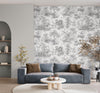 Patterned Dark Cream Wallpaper, Textured Wallpaper,Natural Wallpaper, Modern & Minimalist Wall Covering,Modern Look Neutral Colors Glittering Wallcovering