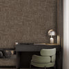 Brown Muse Brush Stroke Textured Wallpaper, Modern Minimalist Wall Covering, Neutral Shimmer Wall Decor