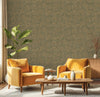 Green-Gold Muse Venetian Plaster Wallpaper, Natural Wallpaper, Modern & Minimalist Wall Covering, Modern Look Neutral Colors Glittering Wallcovering