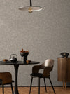 Greige Leaf Pattern Wallpaper, Natural Wallpaper, Modern & Minimalist Wall Covering, Modern Look Neutral Colors Glittering Wallcovering