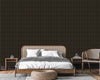 Dark Gray Panel Pattern Wall Panel, PS Wall Home Decoration Panel-Premium Quality