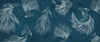 Koi Fish Wallpaper, Silver Line Style Wall Mural, Oversized Custom Size Wall Art, Non-Woven, Non-Adhesive, Modern Wall Paper, Removable