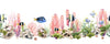 Fishes and Corals Wallpaper, White Background Mural, Oversized Custom Size Wall Art, Non-Woven, Non-Adhesive, Modern Wall Paper, Removable