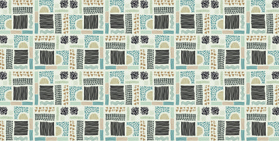 African Ethnic Wallpaper, Seamless Pattern Mural, Oversized Custom Size Wall Art, Non-Woven, Non-Adhesive, Modern Wall Paper, Removable