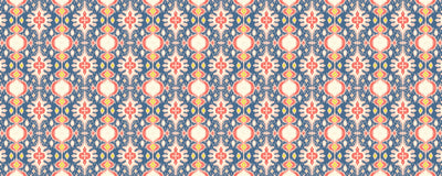 Ikat Folklore Wallpaper, Seamless Pattern Mural, Oversized Custom Size Wall Art, Non-Woven, Non-Adhesive, Modern Wall Paper, Removable