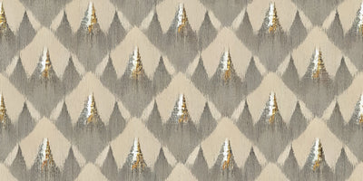 Ethnic Handmade Ikat Wallpaper, Seamless Pattern Mural, Oversized Custom Size Wall Art, Non-Woven, Non-Adhesive, Modern Wall Paper, Removable