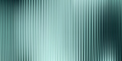 Corrugated Glass Effect Wallpaper, Blue, Green Mural, Oversized Custom Size Wall Art, Non-Woven, Non-Adhesive, Modern Wall Paper, Removable