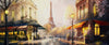 Spring in Paris Wallpaper, Eiffel Tower Mural, Oversized Custom Size Wall Art, Non-Woven, Non-Adhesive, Modern Wall Paper, Removable