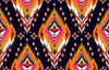 Ikat Ethnic Wallpaper, Abstract Mural, Oversized Custom Size Wall Art, Non-Woven, Non-Adhesive, Modern Wall Paper, Removable