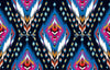 Ikat Ethnic Wallpaper, Abstract Tribal Mural, Oversized Custom Size Wall Art, Non-Woven, Non-Adhesive, Modern Wall Paper, Removable