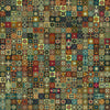Colorful Floral and Mandala Elements Wallpaper, Seamless Pattern Mural, Oversized Custom Size Wall Art, Non-Woven, Non-Adhesive, Modern Wall Paper, Removable