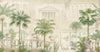 Tropics Wallpaper, Architecture Mural, Oversized Custom Size Wall Art, Non-Woven, Non-Adhesive, Modern Wall Paper, Removable