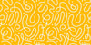 Fun Line Doodle Wallpaper, Seamless Pattern Mural, Oversized Custom Size Wall Art, Non-Woven, Non-Adhesive, Modern Wall Paper, Removable