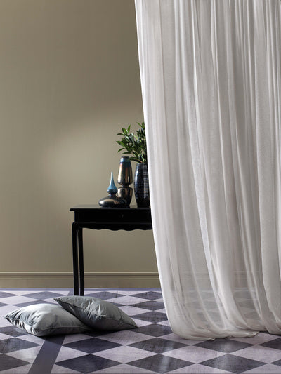 Benin Tulle-White & Silver Drapery: The Ultimate Winter Wonderland Look