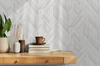 Elegant Embossed Texture Wallpaper, Natural Wallpaper, Modern & Minimalist Wall Covering,Modern Look Neutral Colors Glittering Wallcovering