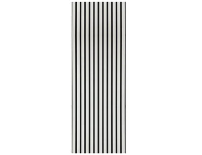 Soft White Acoustic Slat Wall Panels | Decorative Soundproof Wood Panels