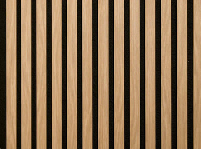 Natural Oak Soundproof Wall Panel | Elegant Wood Acoustic Solution