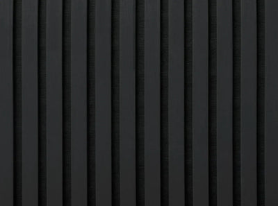 Black Oak Slatted Acoustic Panel | Dark Wood Finish for Stylish Interiors