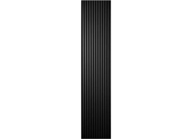 Onyx Gray Slatted Acoustic Panel | Contemporary Soundproof Wood Design