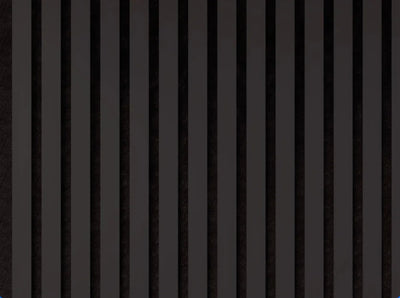 Supermatte Black Slat Wall Panel | Modern Acoustic Wood Panels
