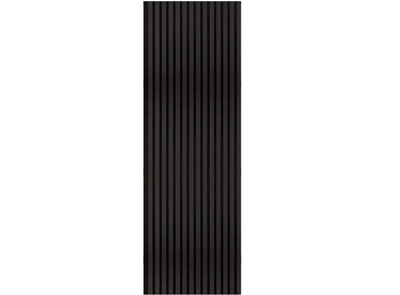 Supermatte Black Slat Wall Panel | Modern Acoustic Wood Panels