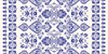 Ikat Floral Paisley Wallpaper, White Background Mural, Oversized Custom Size Wall Art, Non-Woven, Non-Adhesive, Modern Wall Paper, Removable