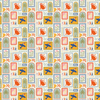 Retro Tropical Summer Wallpaper, Seamless Pattern Mural, Oversized Custom Size Wall Art, Non-Woven, Non-Adhesive, Modern Wall Paper, Removable