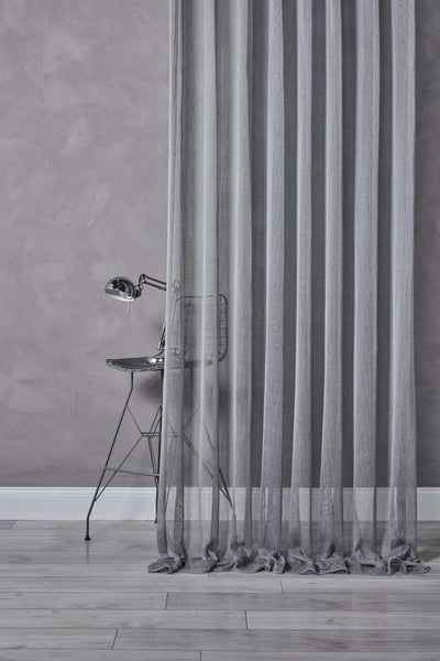 Sky Tulle-The Art of Mixing Fabrics in Luxury Drapery Design