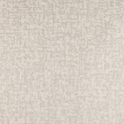 Abstract Glam 3D Embossed Wallpaper, Off White, Silver Metallic Accents Luxury Wallcovering, Washable, Durable Home and Commercial Use Wall Decor - Walloro High End Wallcoverings & More