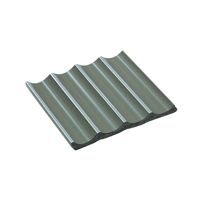 Modern Warm Taupe Slatted Wall Panel , PS Wall Home Decoration Panel-Premium Quality
