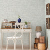 Basket Weave Woven Textile Wallpaper, Cream, Light Blue Realistic 3D Textured Fabric Linen Multi-Color Wallcovering - Walloro High End Wallcoverings & More
