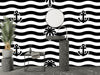 Palm Tree, Anchor Wallpaper, Seamless Pattern Mural, Oversized Custom Size Wall Art, Non-Woven, Non-Adhesive, Modern Wall Paper, Removable