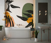 Natural Plants Wallpaper, Aesthetic Mural, Oversized Custom Size Wall Art, Non-Woven, Non-Adhesive, Modern Wall Paper, Removable