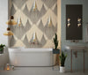 Ethnic Handmade Ikat Wallpaper, Seamless Pattern Mural, Oversized Custom Size Wall Art, Non-Woven, Non-Adhesive, Modern Wall Paper, Removable