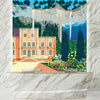 Manor House Wallpaper, Summer Day Mural, Oversized Custom Size Wall Art, Non-Woven, Non-Adhesive, Modern Wall Paper, Removable