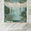 Ancient Roman Architecture Wallpaper,Botanic Mural, Oversized Custom Size Wall Art, Non-Woven, Non-Adhesive, Modern Wall Paper, Removable