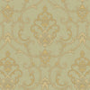 Beautiful Damask Deep Embossed Wallpaper, 3D Textured Wallcovering, Traditional, Extra Large 114 sq ft Roll, Elegant Wallpaper, Washable - Walloro High End Wallcoverings & More