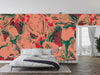 Hand Drawn Abstract Wallpaper, Seamless Pattern Mural, Oversized Custom Size Wall Art, Non-Woven, Non-Adhesive, Modern Wall Paper, Removable