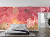 Bright Colors Wallpaper, Acrylic Brush Strokes Mural, Oversized Custom Size Wall Art, Non-Woven, Non-Adhesive, Modern Wall Paper, Removable