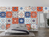 Talavera Indian Wallpaper, Seamless Pattern Mural, Oversized Custom Size Wall Art, Non-Woven, Non-Adhesive, Modern Wall Paper, Removable