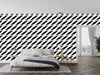 Abstract Lines Wallpaper, Seamless Pattern Mural, Oversized Custom Size Wall Art, Non-Woven, Non-Adhesive, Modern Wall Paper, Removable