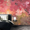 Bright Colors Wallpaper, Acrylic Brush Strokes Mural, Oversized Custom Size Wall Art, Non-Woven, Non-Adhesive, Modern Wall Paper, Removable