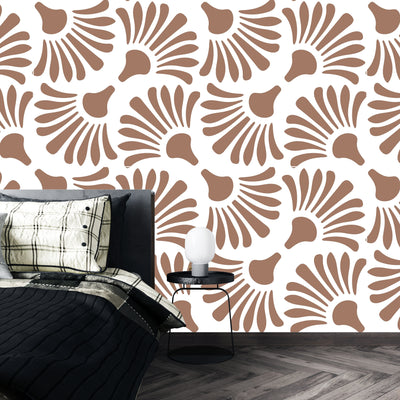 Abstract Geometric Wallpaper, Seamless Pattern Mural, Oversized Custom Size Wall Art, Non-Woven, Non-Adhesive, Modern Wall Paper, Removable