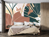 Art Flowers Wallpaper, Oil Painting Mural, Oversized Custom Size Wall Art, Non-Woven, Non-Adhesive, Modern Wall Paper, Removable
