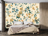 Cute Wildflowers Wallpaper, Seamless Pattern Mural, Oversized Custom Size Wall Art, Non-Woven, Non-Adhesive, Modern Wall Paper, Removable