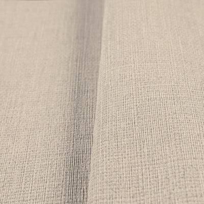 Beige Color Linen Textured Wallpaper, Cream Modern Neutral Colors Non-Pasted Wallcovering - Walloro High End Wallcoverings & More