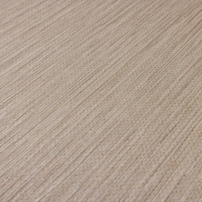 Beige Modern Striped Embossed Wallpaper, Jute Natural Color Linen Textured Wallcovering - Walloro High End Wallcoverings & More