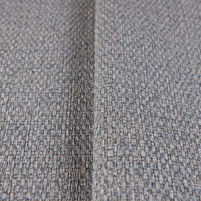 Brown, Blue Woven Textured Jute Wallpaper, Burlap Pattern Fiber Weave Pattern Non-Pasted - Walloro High End Wallcoverings & More